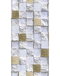 Панель ПВХ белая мозайка (толщ.8мм) 0,25х2.7, S=0,675м2 Европрофиль