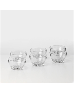 Набор стеклянных салатников AZALEA, d=10,5 см, 270 мл, 6 шт Kaveh