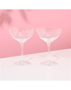 Набор креманок «Кейт», 2 шт., 210 мл, хрустальное стекло Bohemia crystal