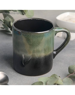 Кружка Verde notte, 350 мл, фарфор, зелёная Хорекс