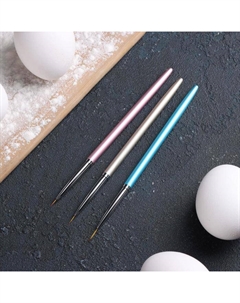 Набор кондитерских кисточек для декорирования, 3 шт Konfinetta