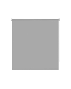 Рулонная штора «Блэкаут Плайн», 100x250 см, цвет серый Decofest