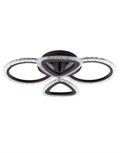 Люстра с ПДУ 1827/4CF LED 80 Вт 3000-6000К диммер кофе 54×41×10 см Bayerlux