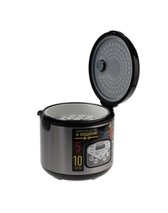 Мультиварка ENERGY EN-257, 900 Вт, 5 л, 10 программ, антипригарное покрытие, чёрная Energy