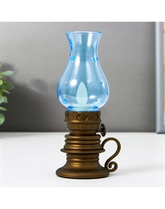 Ночник "Керосиновая лампа малая" свеча LED от батареек 3хLR44 5,5х5,5х14 см Risalux