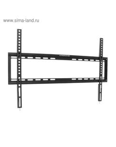 Кронштейн Ultramounts UM814F, для ТВ, фиксированный, 37-75", 19.5 мм от стены, чёрный