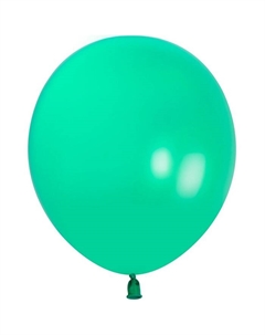 Шар воздушный латексный 10", пастель, 100 шт., аквамарин Шар 512