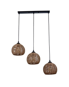 Светильник «Тринити» 3хЕ27 40 Вт черный 20×20-120 см Bayerlux