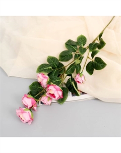 Цветы искусственные "Роза кустовая" 80 см, розовый Poetry in flowers