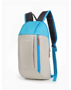 Рюкзак спортивный, на молнии, с карманом, размер 20×11×39 см, бежевый/голубой Textura