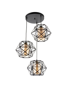 Светильник 2749/3 E27 40 Вт черный 47×47×23-109 см Bayerlux