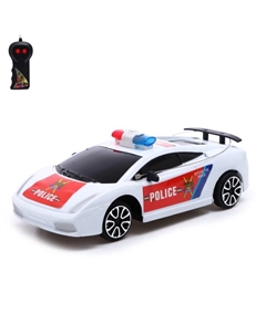 Машина «Полиция», на радиоуправлении, работает от батареек Автоград