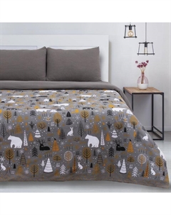 Покрывало "" Let it snow, 180*215 см, 100% хлопок Этель