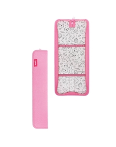 Пенал для кистей 340*70 ткань ПКТ 08-137 розовый 73051 Оникс