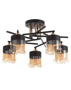 Люстра «Либель» 5хE27 40 Вт черный 50×50×28 см Bayerlux