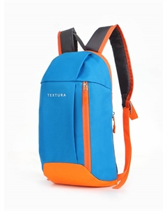 Рюкзак спортивный, на молнии, с карманом, размер 20×11×39 см, голубой Textura