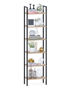 Стеллаж напольный открытый «СТ400», с полками, 486×296×1850 мм, цвет дуб сонома Сокол