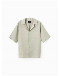 Рубашка мужская с коротким рукавом, размер 48, бледно-зелёная Mist