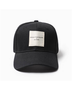 Бейсболка Break the rules, размер 56-58, чёрная Mist