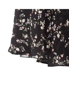 Платье с поясом миди женское, размер 46, чёрное Mist