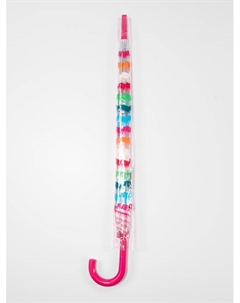 Зонт - трость полуавтоматический «Полосы», 8 спиц, R=47/53 см, d=94 см, разноцветный Qf