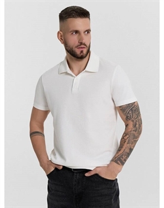Поло мужское в белом цвете Mark formelle