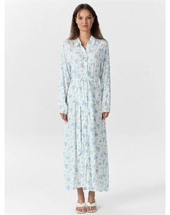 Платье женское белое с цветочным принтом Mark formelle