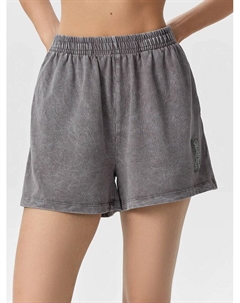 Шорты женские серы с обработкой эйсид Mark formelle