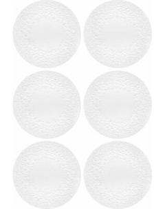 Набор тарелок Elan Gallery Веточки-цветочки / 630077_3 Elan gallery