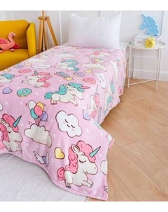 Плед Павлинка Единороги 150x100