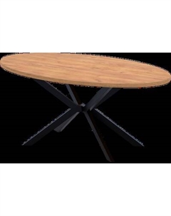 Обеденный стол Millwood Верона овальный 180х100х75 / 51780_z_ch_5