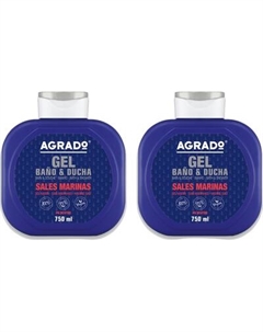 Набор гелей для душа Agrado Marine Salt Bath & Shower Gel
