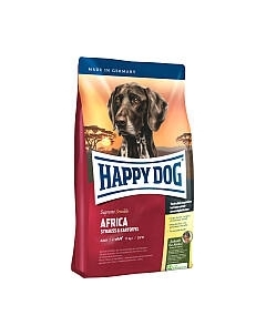 Сухой корм для собак Happy Dog Supreme Sensible Africa Strauss & Kartoffel Happy dog