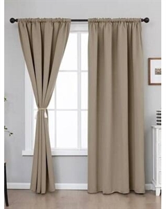 Комплект штор Mio Tesoro Блэкаут 200x260 + Гардина Soft Lines 306 600x270 Mio tesoro