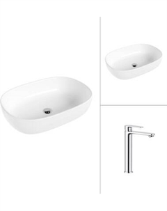 Умывальник со смесителем Lauter 21836 + Moon 21СK81691C