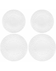 Набор тарелок Elan Gallery Веточки-цветочки / 630077+2 Elan gallery