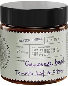 Свеча Eteria Cosmo Ароматическая Базилик томатный лист и цитрус ETC0216 Eteria cosmo