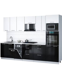 Кухонный гарнитур Интерлиния Мила Gloss 3.05-ПМ3