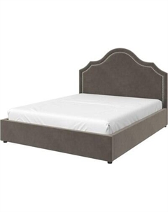 Двуспальная кровать Bravo Мебель Оливия 160х200 без ПМ Стандарт 2 вариант Bravo мебель