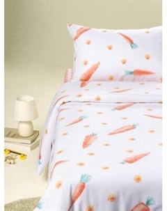 Комплект постельного белья Ночь нежна Кэрот 1.5сп 70x70 / 500447-1+570408-1