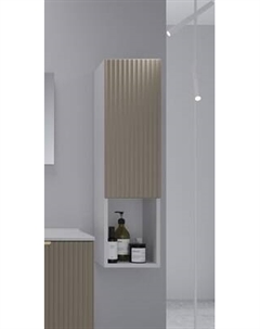 Шкаф-полупенал для ванной ЗОВ Дублин / CDUFLWMFC Зов