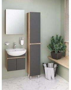 Тумба с умывальником Runo Лада 50 + Уют 50