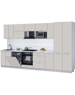 Кухонный гарнитур Интерлиния Мила Gloss 3.6-ПМ2