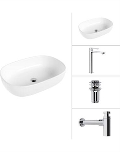 Умывальник со смесителем Lauter 21836 + Moon 21СK81691C + сифон 21635CH + дон.клапан 21190CH