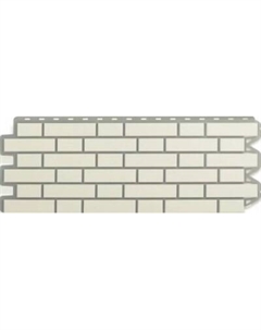 Фасадная панель Альта-профиль Кирпич клинкерный Белый