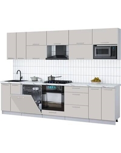 Кухонный гарнитур Интерлиния Мила Gloss 3.0-ПМ2