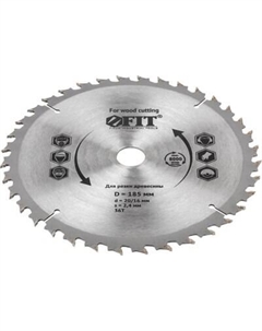 Пильный диск FIT Для циркулярных пил по дереву / 37687 Fit