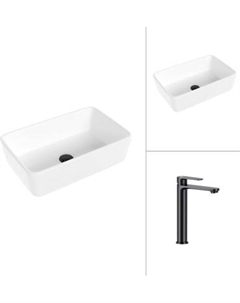 Умывальник со смесителем Lauter 21674A + Moon 21СК8691BS