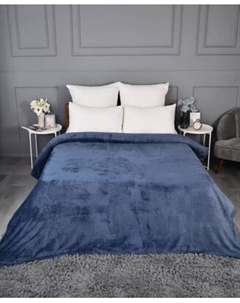 Покрывало Павлина Стразы синий 200x220