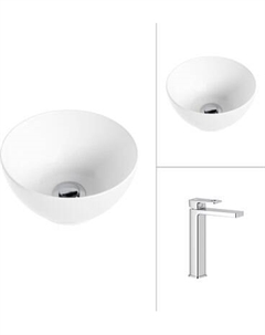 Умывальник со смесителем Lauter 21601E + Cascade 21СК0655C